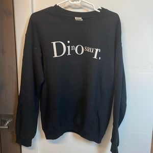 Dinosaur (Dior) black crewneck